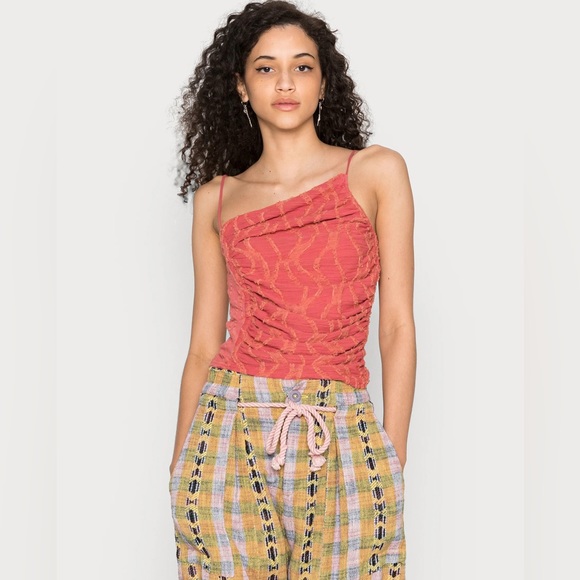 Free People Tops - 🌟FREE PEOPLE Sand Dunes Tank-Size Small-Red clover color